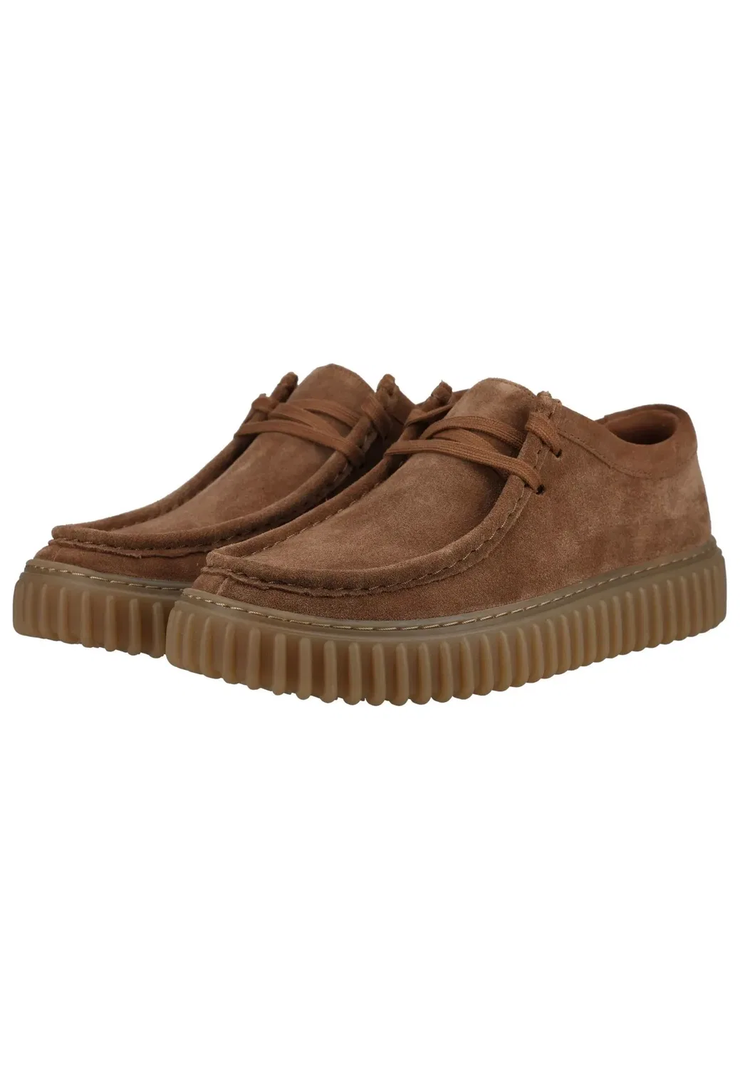 Снуршузы, кожаные, Clarks, коричневый — фото 3