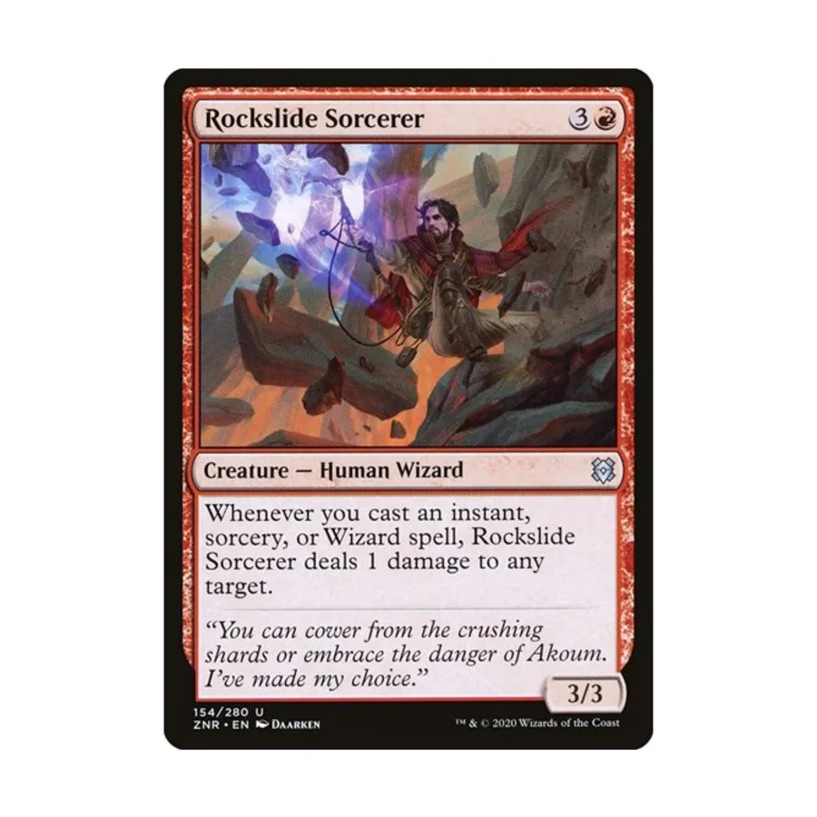 

CCG Волшебник камнепадов (U), MTG - Zendikar Rising