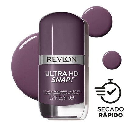Лак для ногтей Ultra Hd Snap Глянцевый цвет ногтей 0,27 эт. Оз. 033 Заземлен, Revlon — фото 2