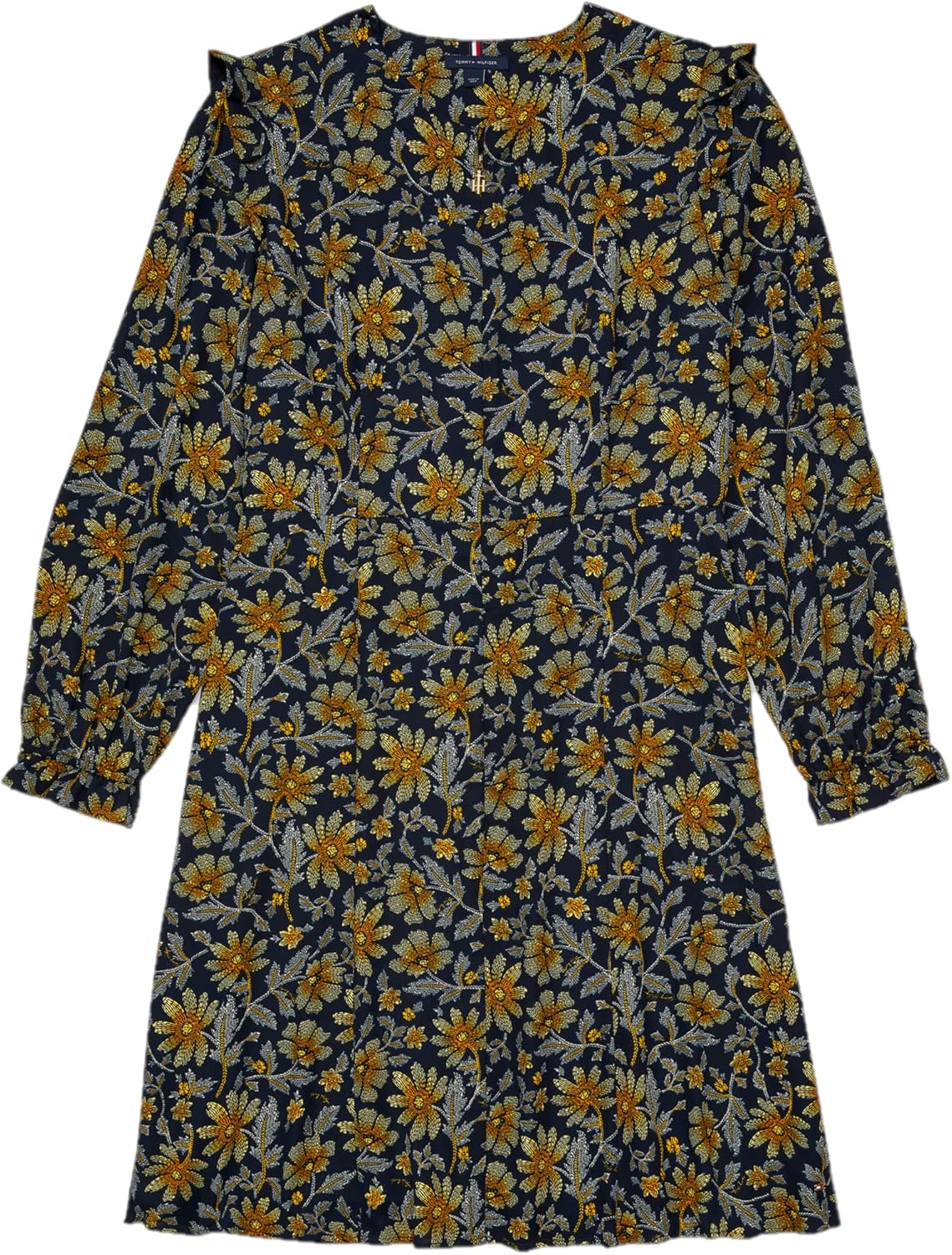 

Женское адаптивное платье с цветочным принтом Tommy Hilfiger, Amber Glow Multi