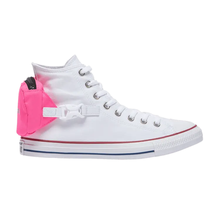 

Кроссовки Converse Chuck Taylor All Star Buckle Up High 'Neo Pink', белый