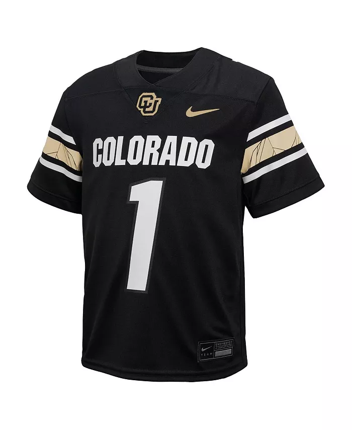 Детская футболка Colorado Buffaloes в ретро-стиле Untouchable, черная Nike — фото 3