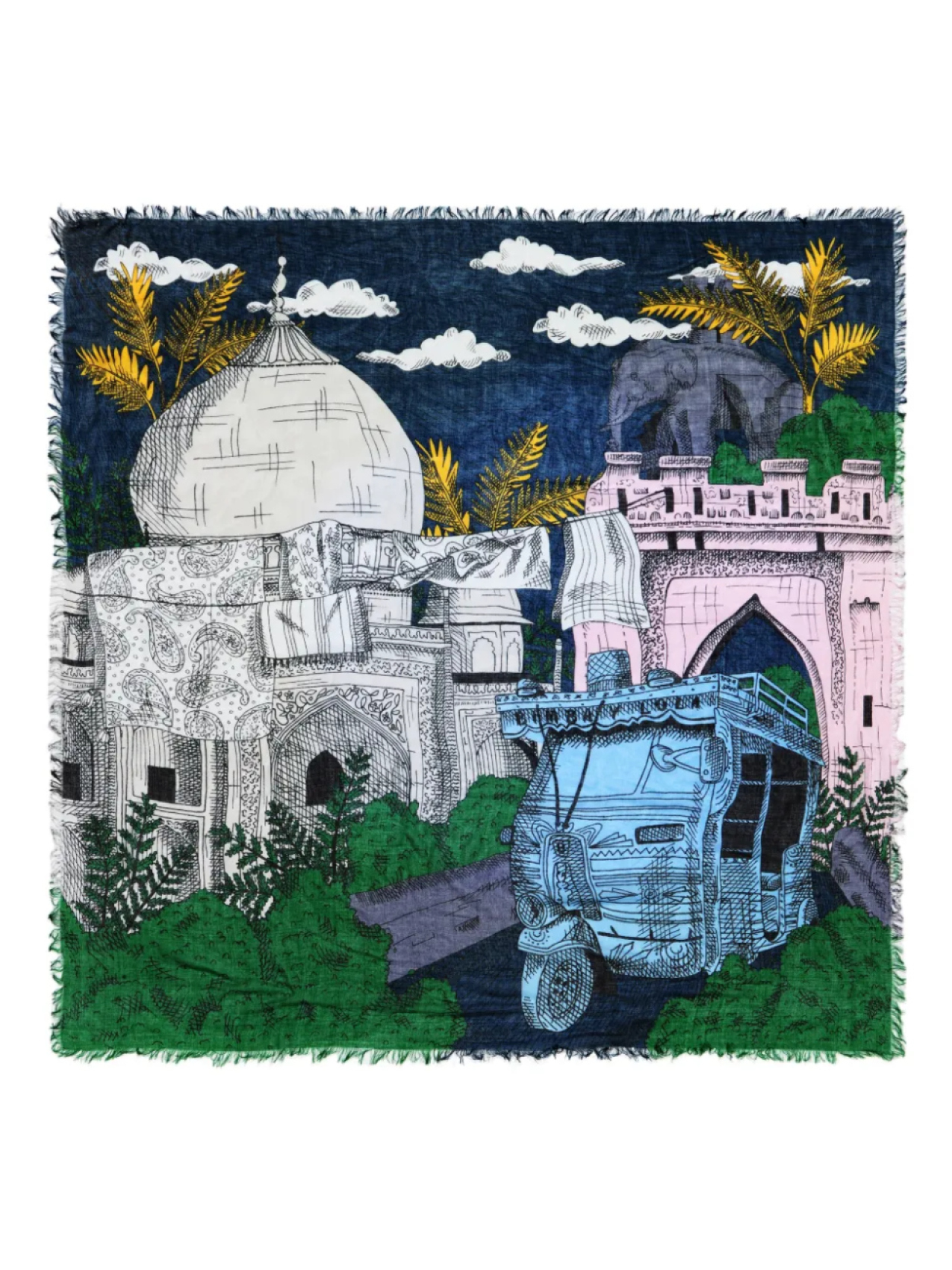 

Шаль Blue Indian City Bimba y Lola, синий