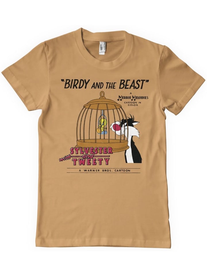 

Футболка Birdy And The Beast T-Shirt Looney Tunes , золотой