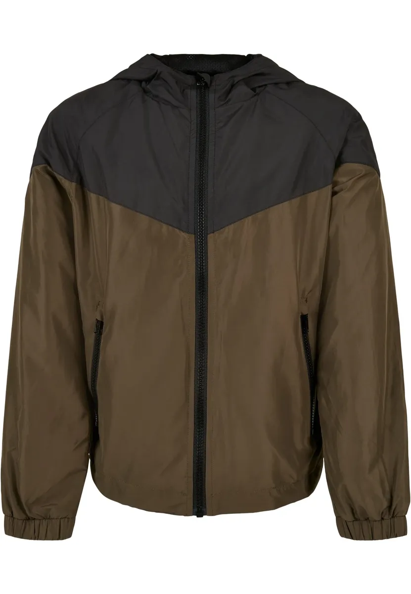 

Всепогодная куртка URBAN CLASSICS " Urban Classics Men's Boys 2-Tone Tech Windrunner" (1 шт.), с капюшоном, черный