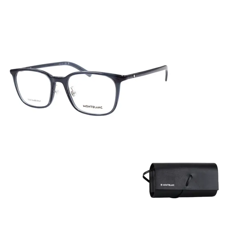

MONTBLANC Квадратная оправа для очков мужская тёмно-серая, Dark Gray