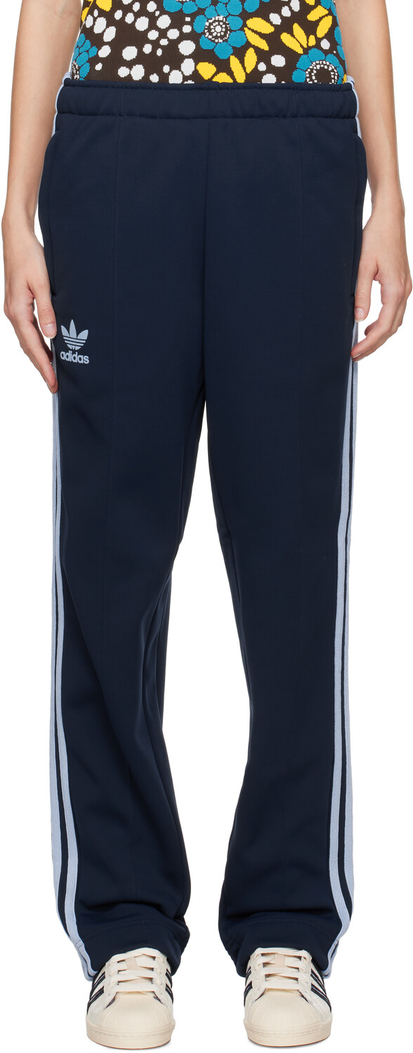 

Темно-синие флисовые спортивные штаны Adidas Originals Edition Wales Bonner, Collegiate navy
