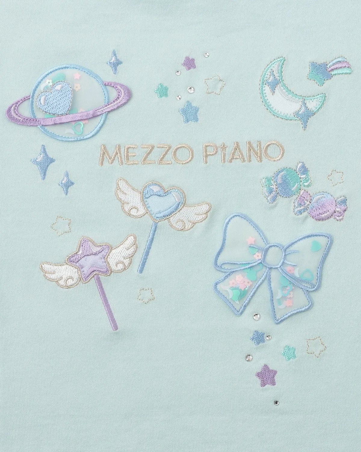 Детская футболка mezzo piano с аппликацией планеты — фото 4
