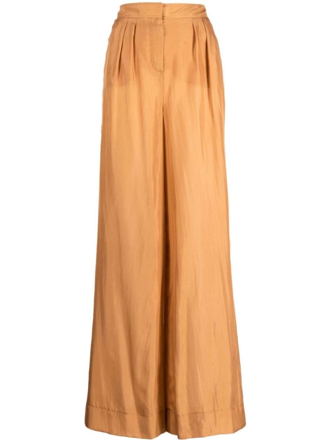 

Alberta Ferretti шелковые брюки палаццо, коричневый