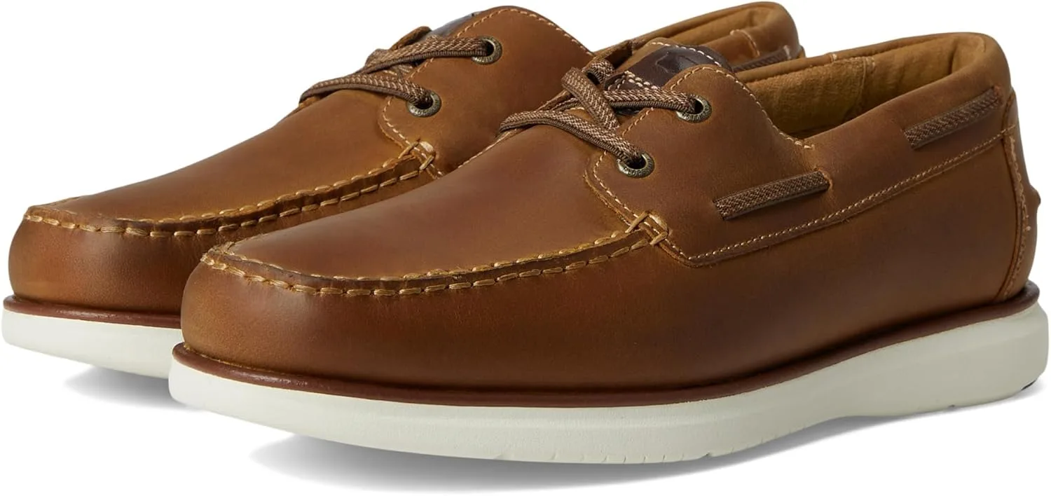 Мужские мокасины Florsheim Tropics с эластичной шнуровкой и завышенным носком, коричневый