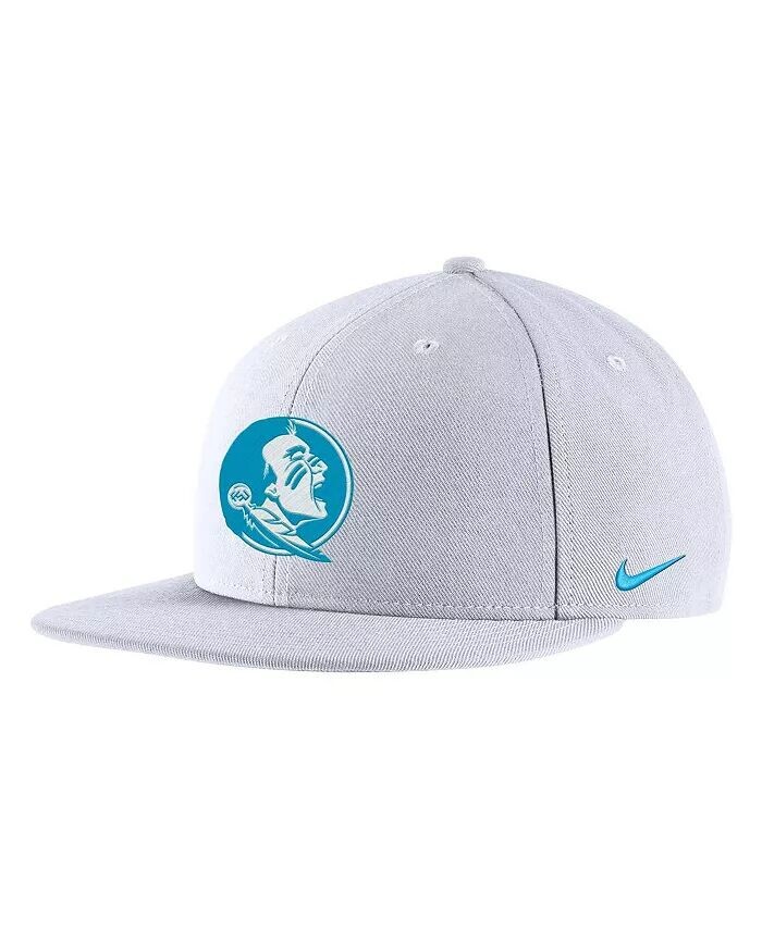 

Мужская белая бейсболка Florida State Seminoles Heritage Snapback Nike