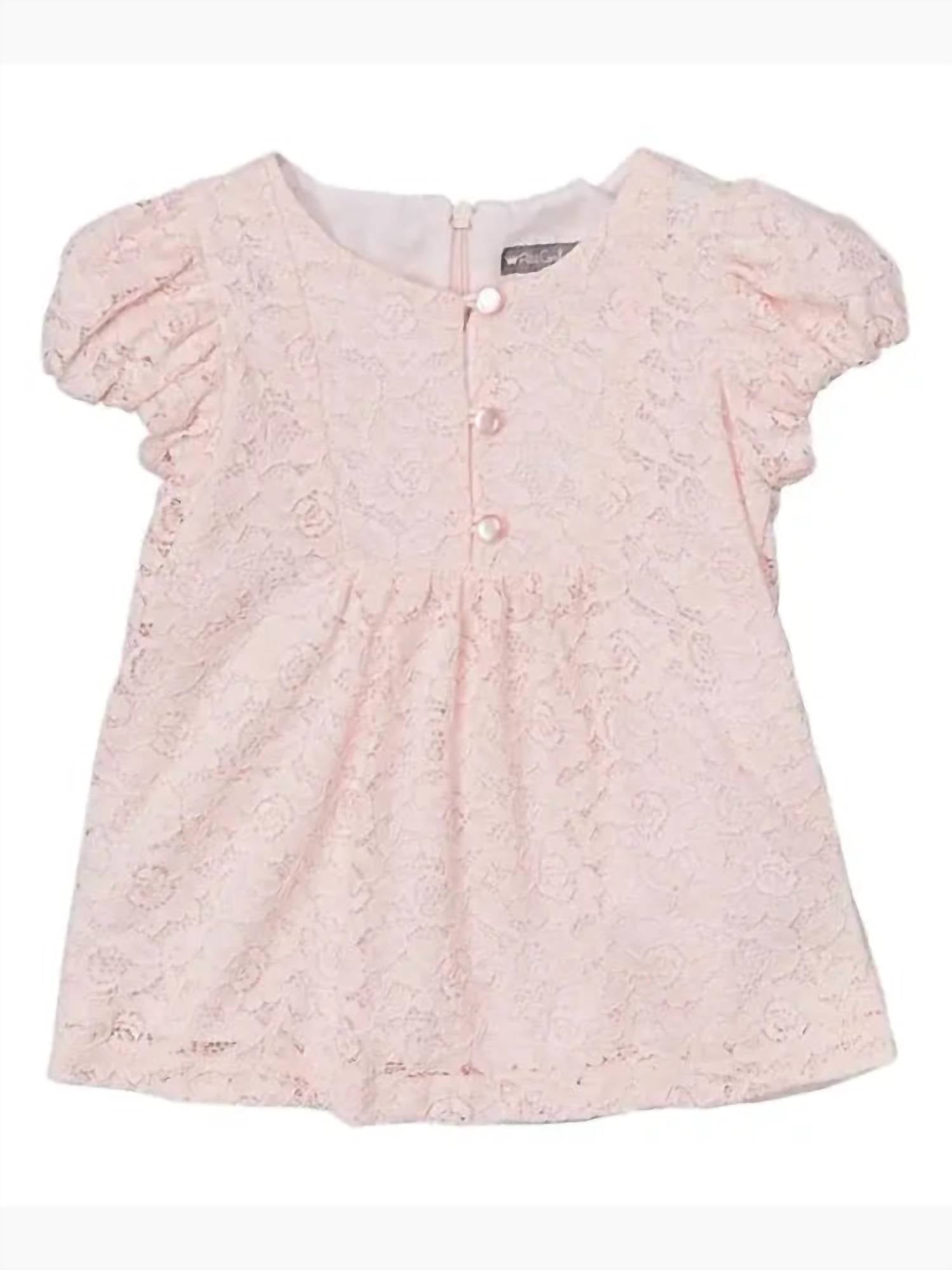 

Топ с рукавами-крылышками для девочек в цвете Blush Petit Confection, красный