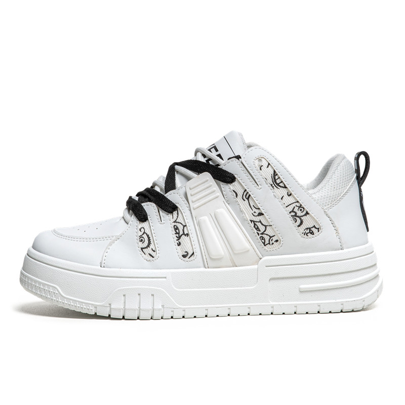 

Bull charm Мужские скейтерские кроссовки White Black, цвет White Black