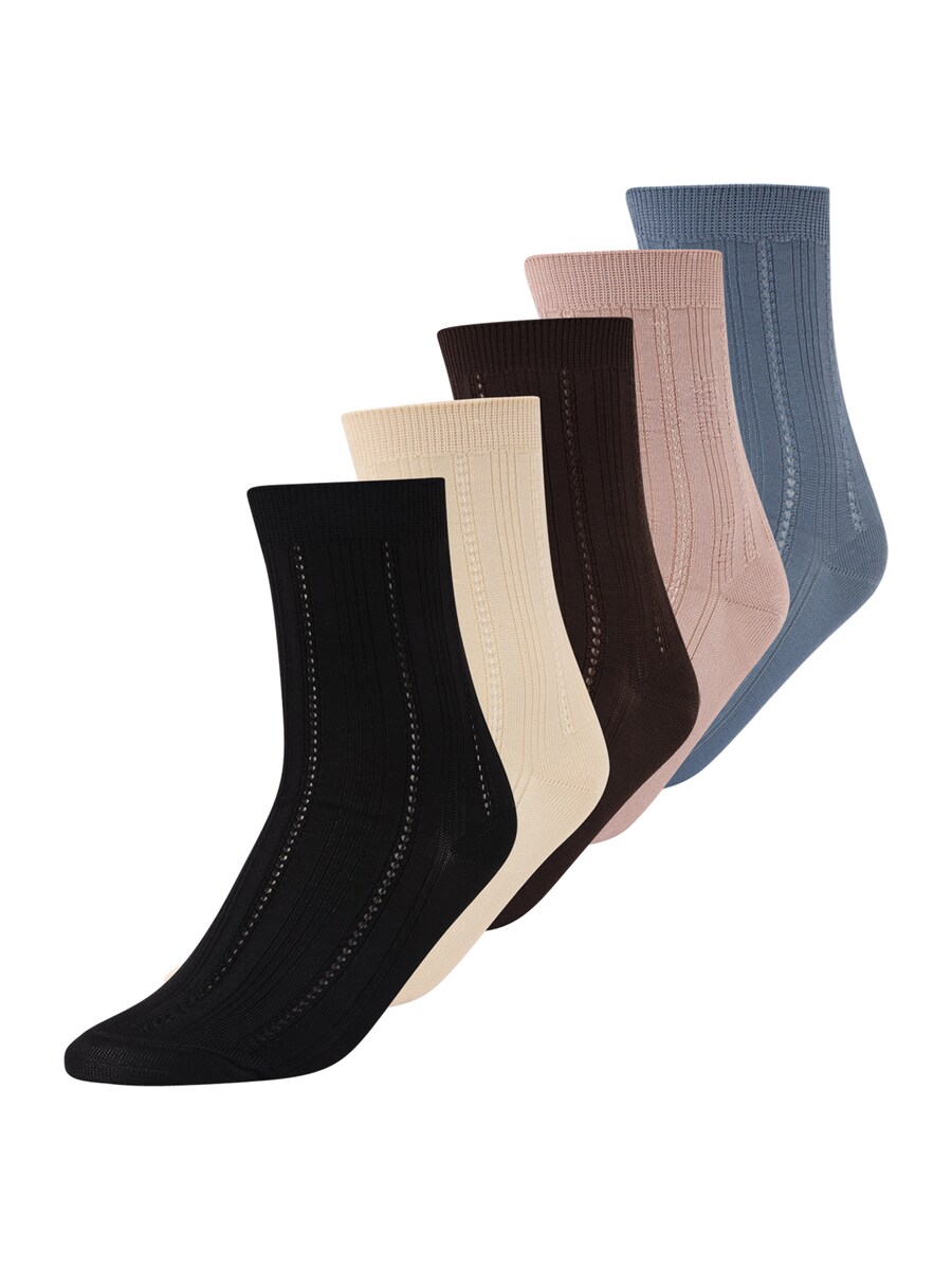 

Носки BeckSöndergaard Tenna, цвет Beige/Opal/Dusky pink/Black