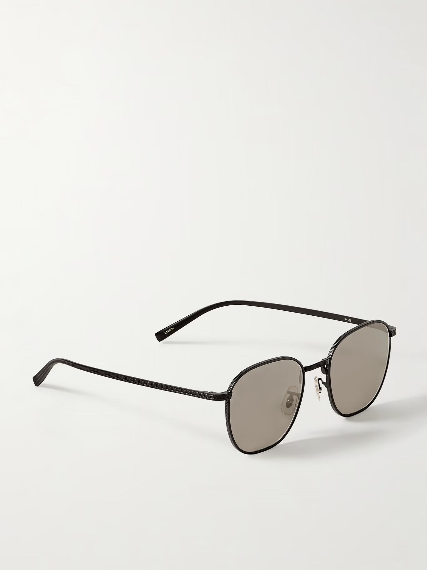 

Солнцезащитные очки Rynn в круглой оправе из титана OLIVER PEOPLES, черный