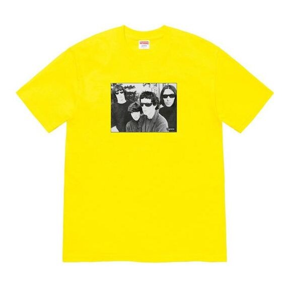

Футболка fw19 week 4 x the velvet underground tee Supreme, желтый