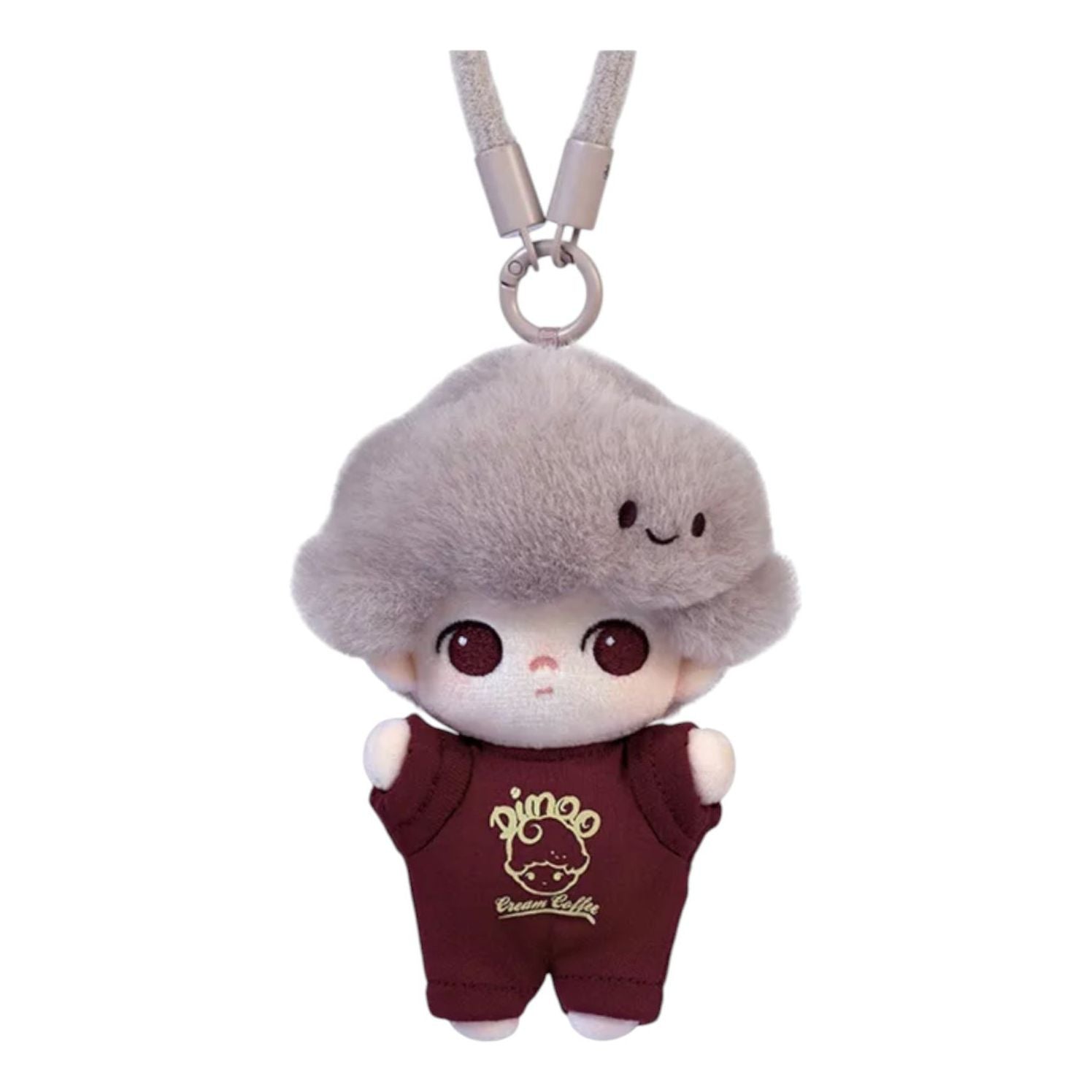

Фигурка Pop Mart Dimoo Crush on Coffee Plush Keychain 'Cold Brew Black Tea'