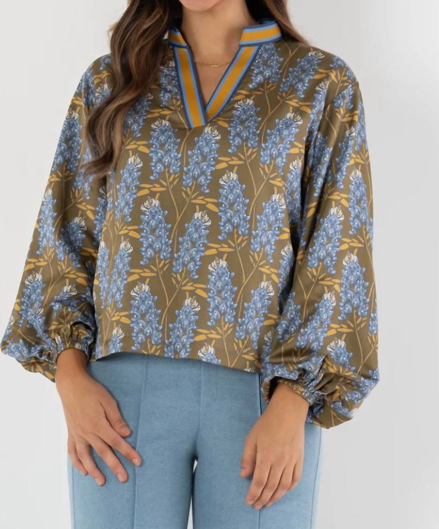 

Топ Лолли в цвете "Любоннет" Emily McCarthy, bluebonnet