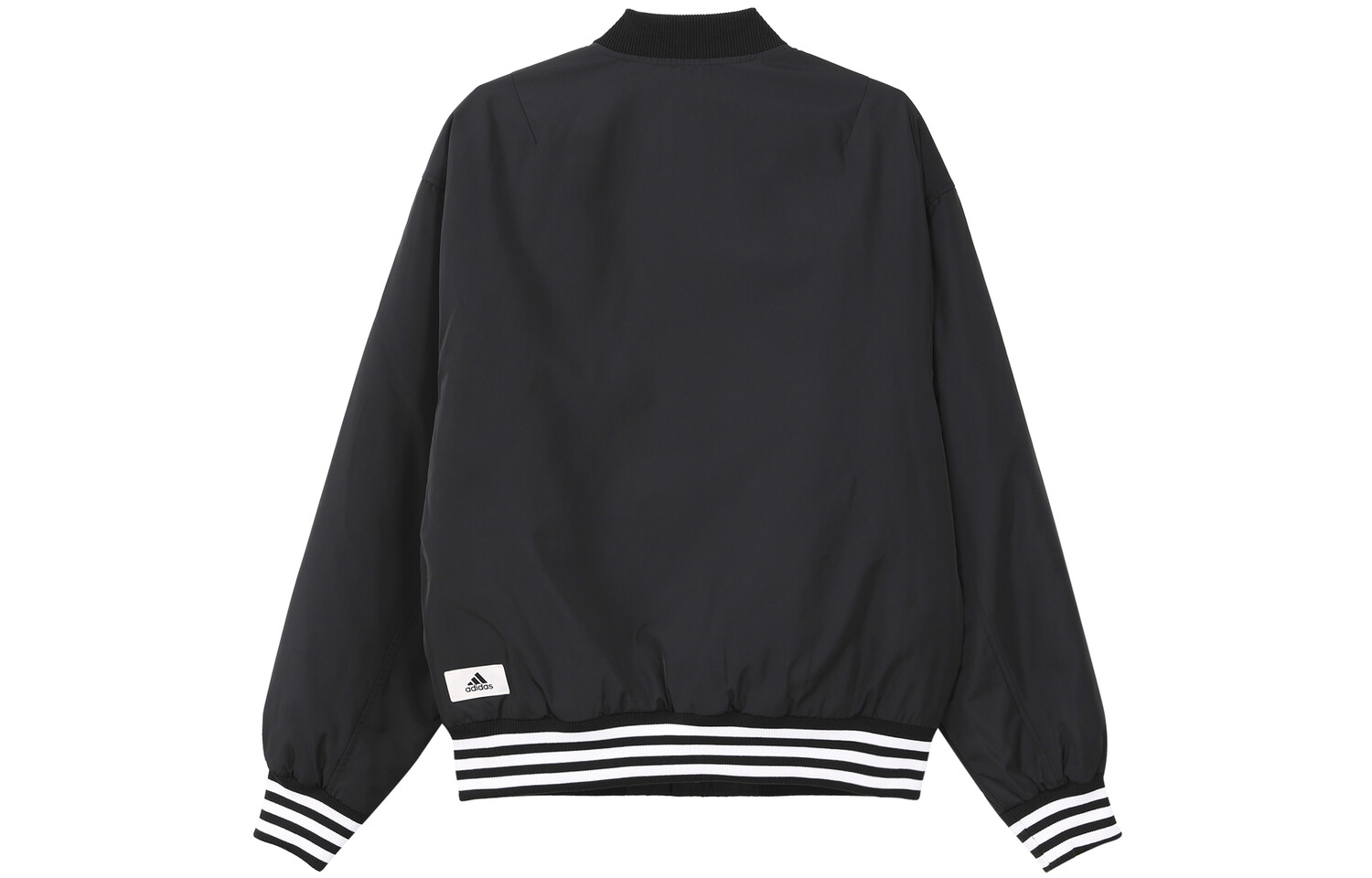 Стеганая куртка мужская черная/белая Adidas, черный/белый — фото 2