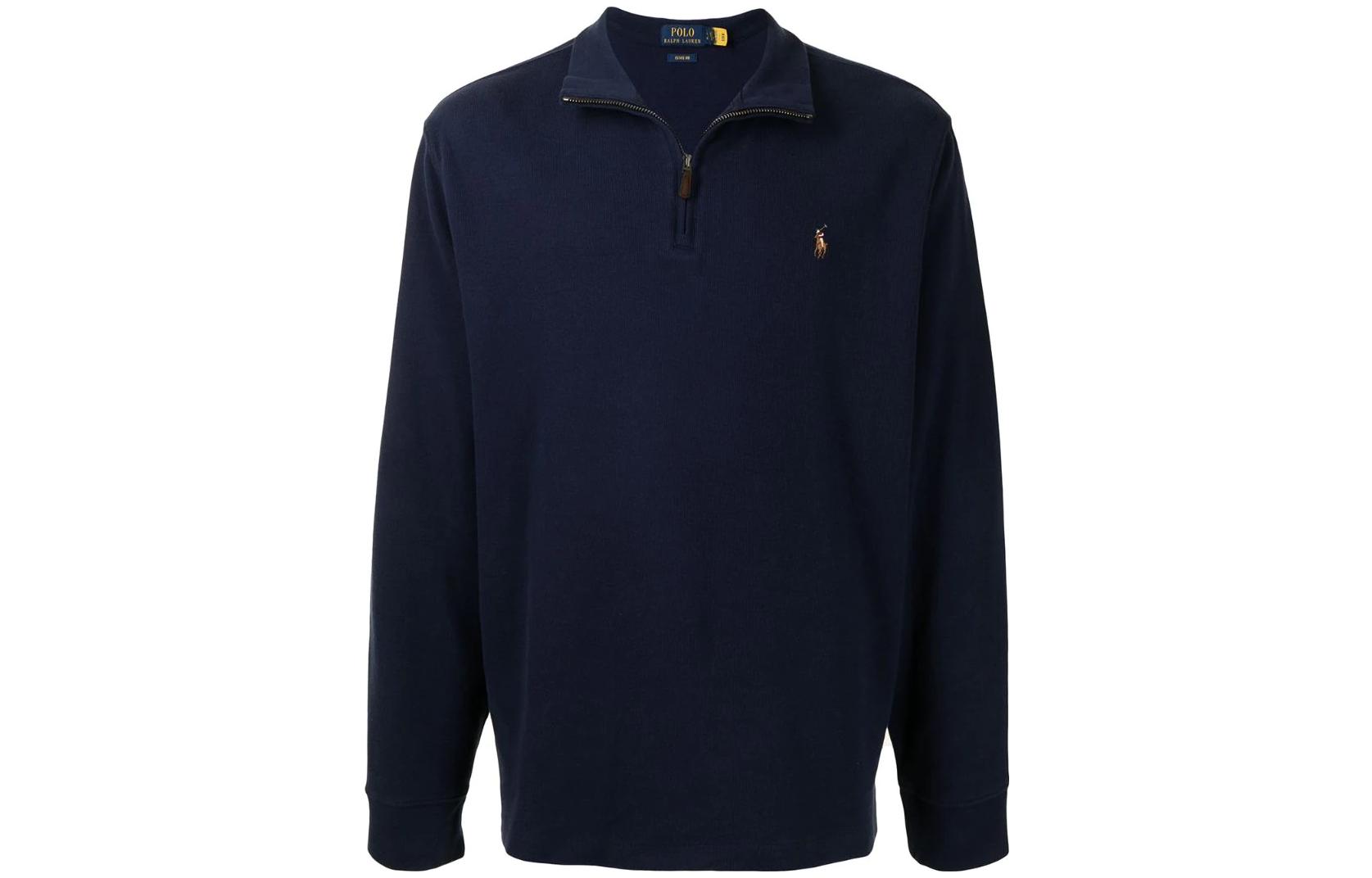 Polo Pony Zipped Jumper Polo Ralph Lauren, темно-синий — фото 3