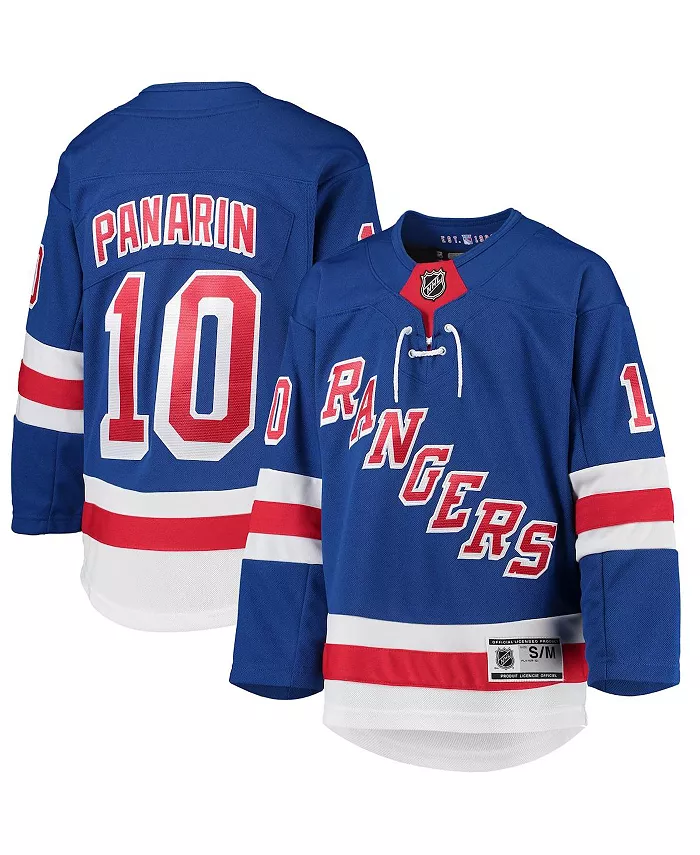 

Синяя домашняя футболка игрока New York Rangers для подростков Artemi Panarin Outerstuff