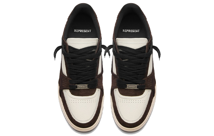 Стильные скейтерские кроссовки мужские коричневые REPRESENT — фото 4