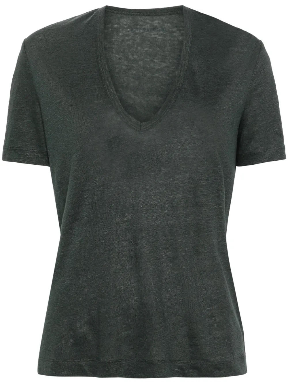 

Льняная футболка Wassa Zadig&Voltaire, зеленый