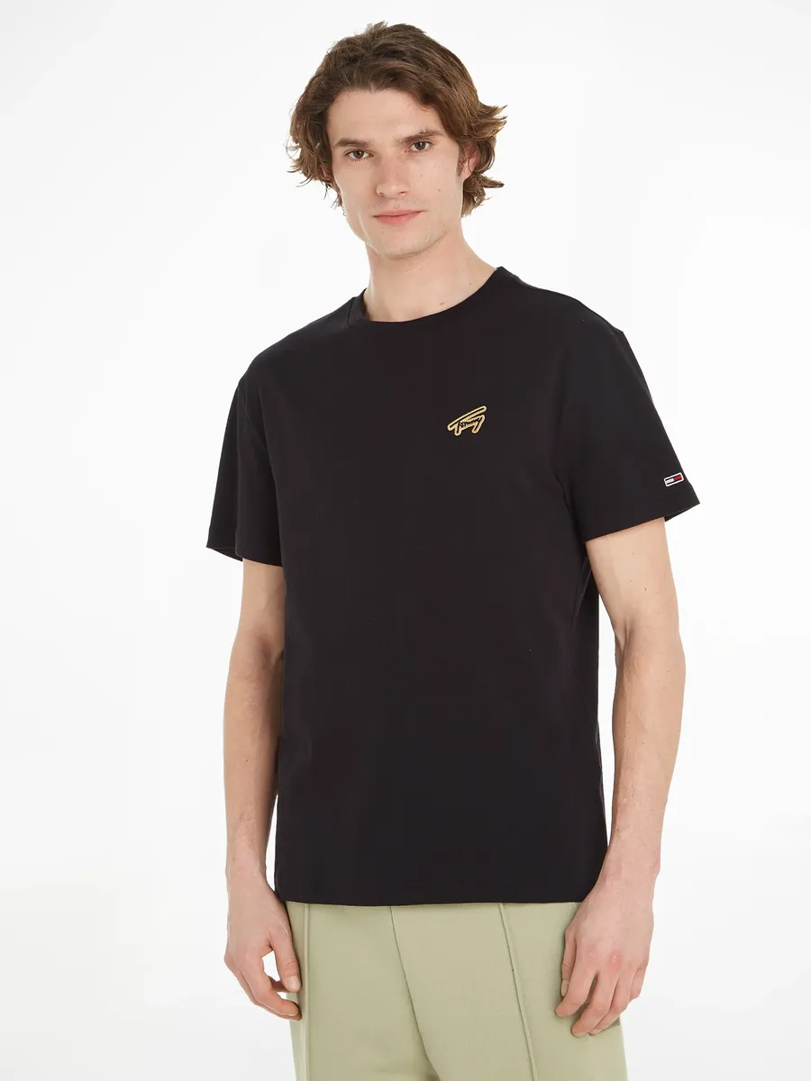 

Футболка Tommy Jeans "TJM CLSC GOLD SIGNATURE TEE", черный