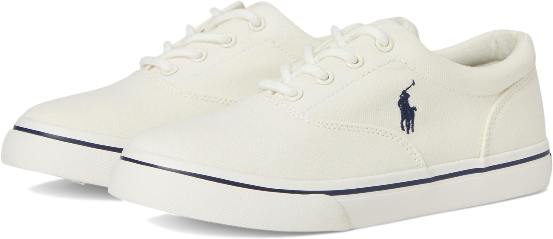 

Кроссовки Polo Ralph Lauren Kids Keaton, Cream Canvas/Navy Player Pony