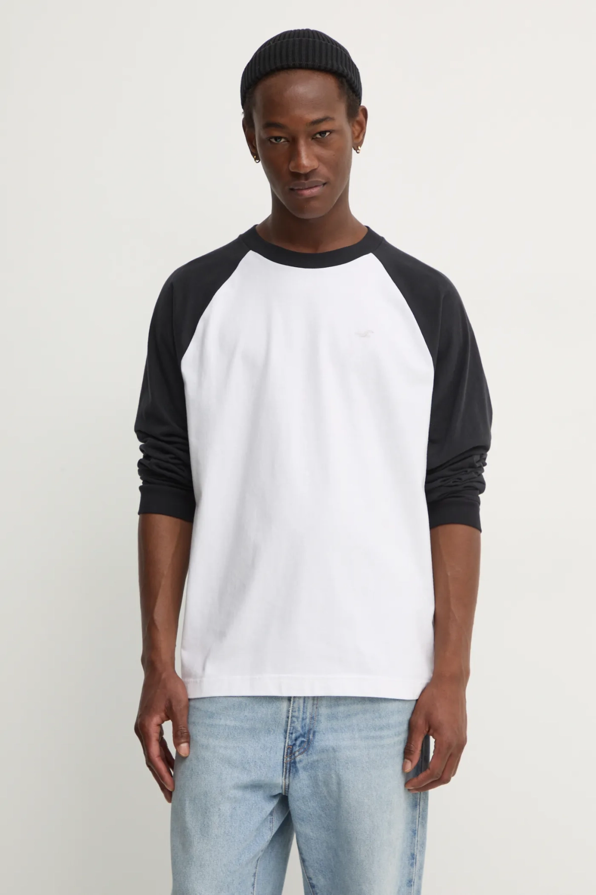 

Хлопковый топ с длинными рукавами Hollister Co., белый