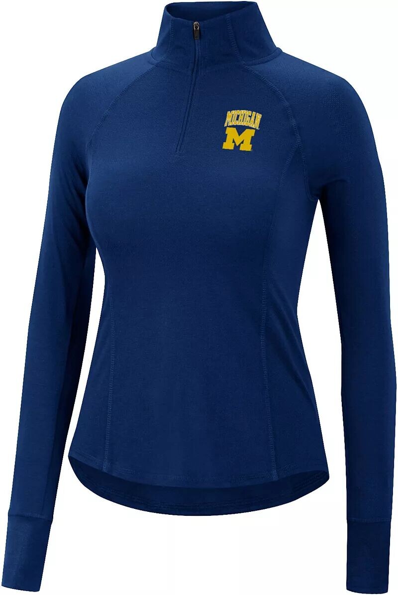 Colosseum Женские темно-синие кроссовки Michigan Wolverines с молнией