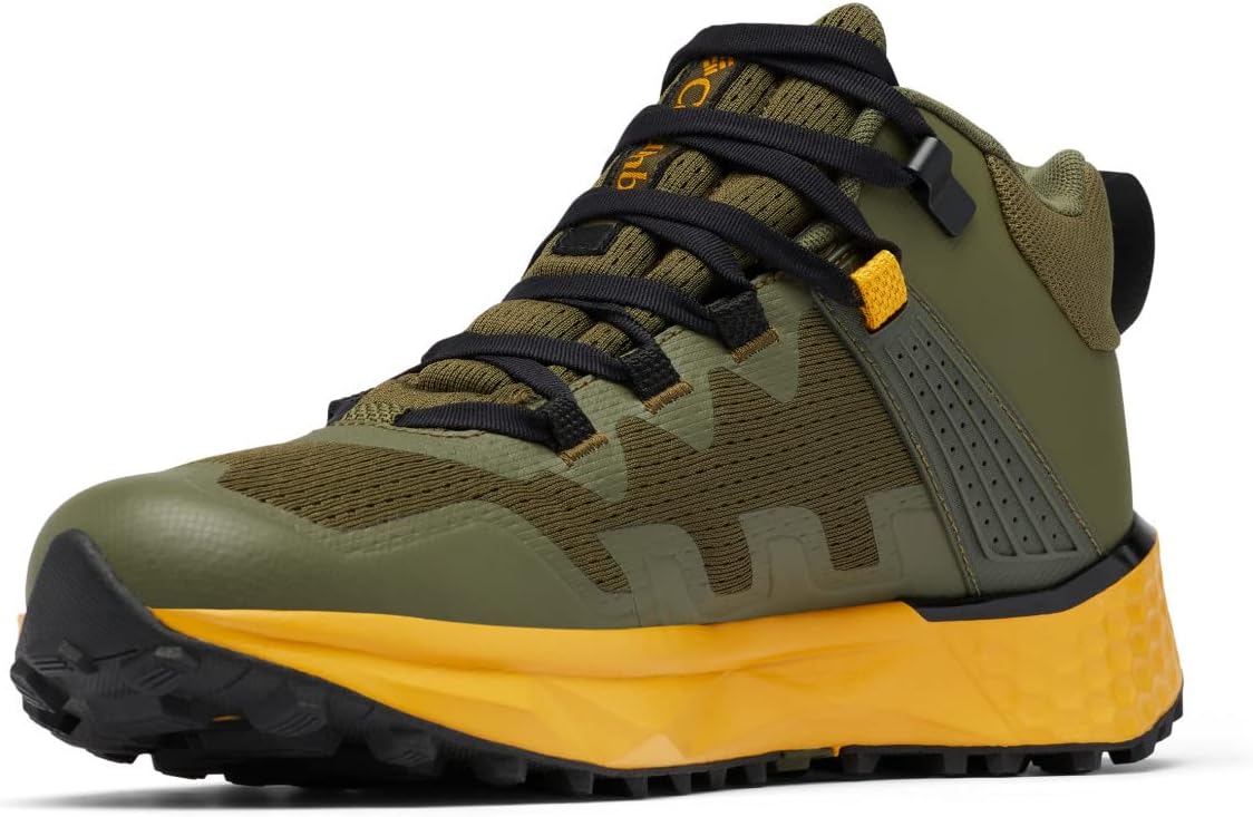 Columbia мужские треккинговые ботинки Facet 75 Mid Outdry, Nori/Golden Yellow — фото 2