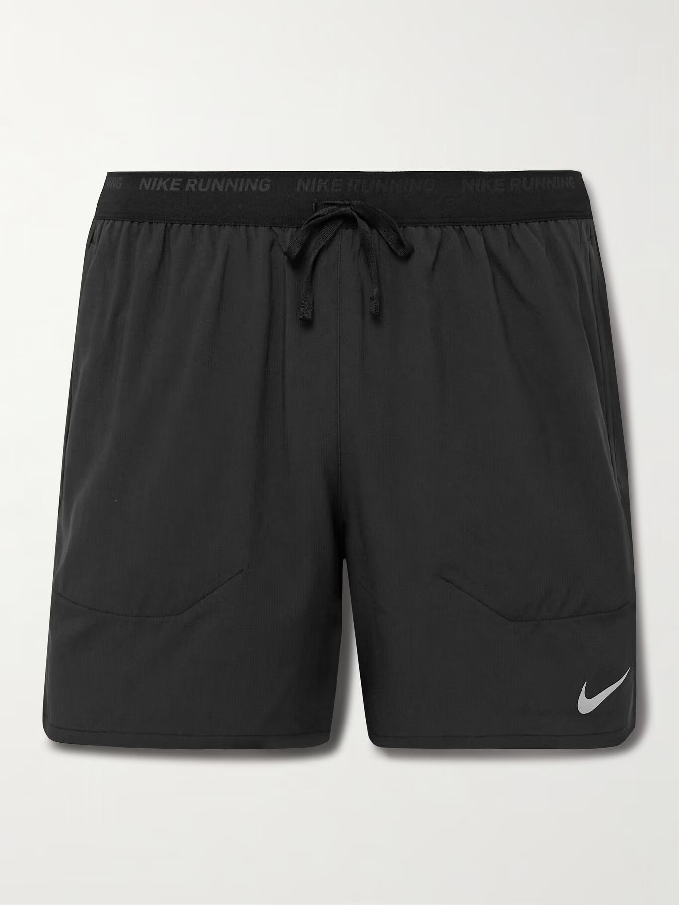 

Шорты Stride Straight-Leg Dri-FIT Ripstop с сетчатыми вставками NIKE RUNNING, черный