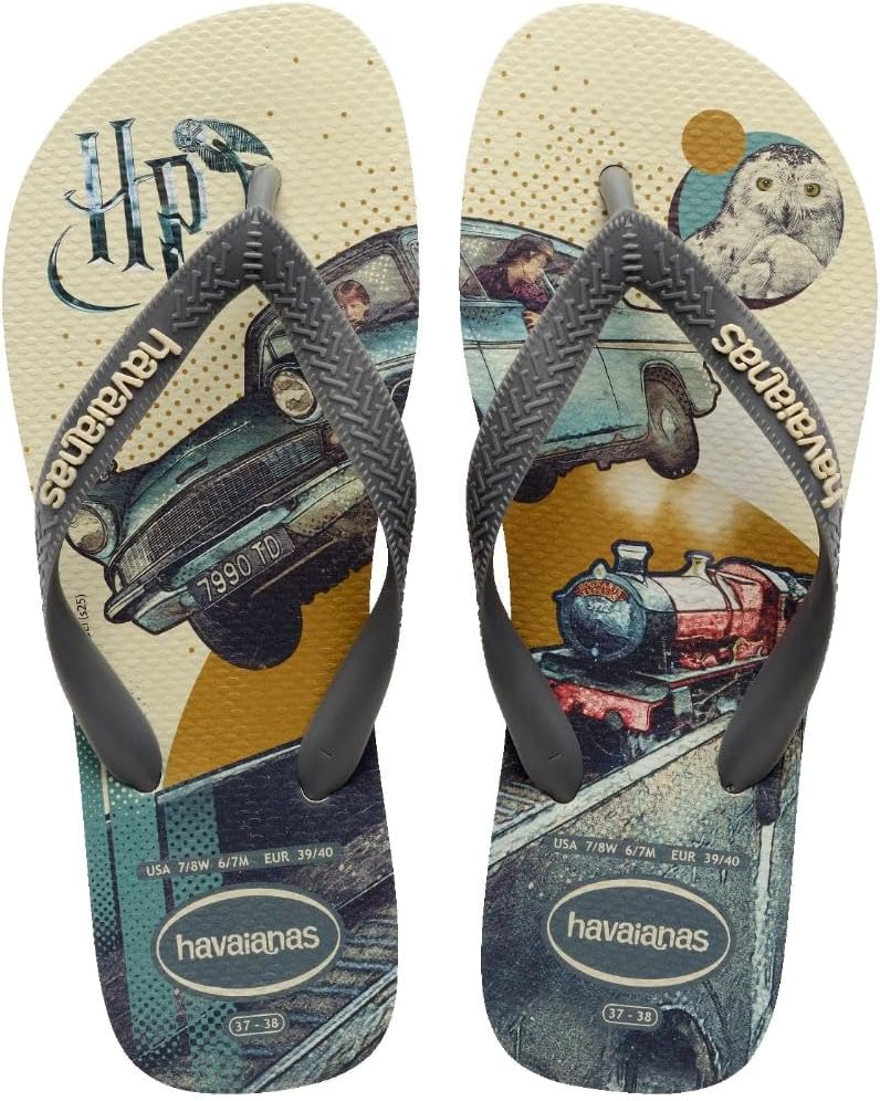 

Вьетнамки Havaianas унисекс для взрослых Hav. Top Гарри Поттер, серый/стальной