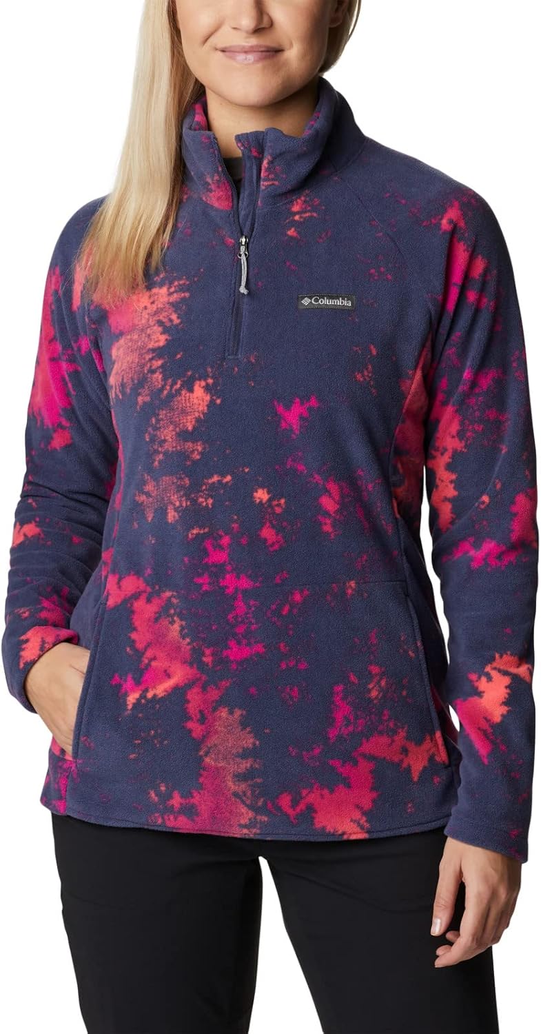 

Columbia womens Ali Peak Ii 1/4 Zip, Nocturnal Lookup Print