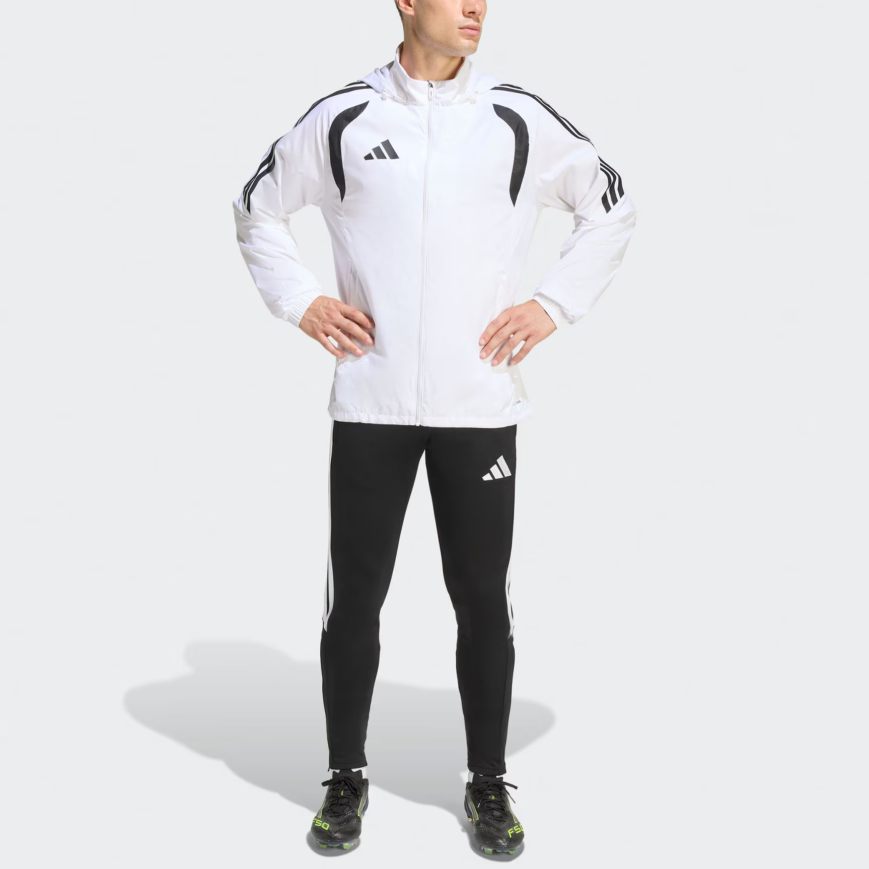 Ветровка TIRO26 LEAGUE для мужчин Adidas, белый/черный — фото 3
