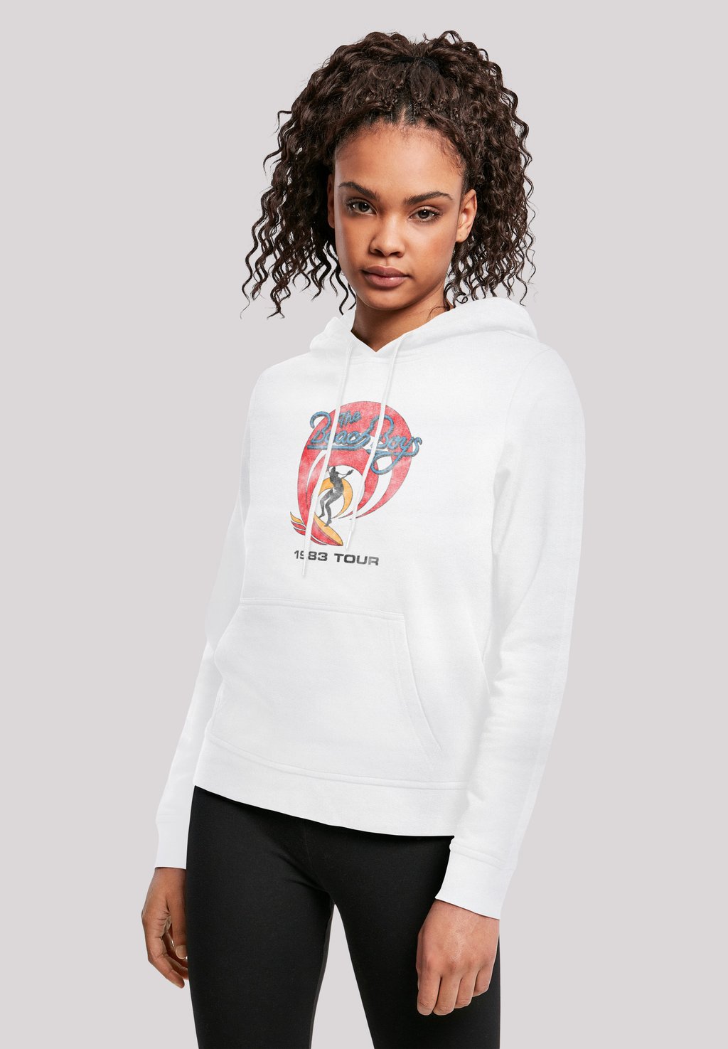 

Толстовка THE BEACH BOYS BAND SURFER 83 VINTAGE - Hoodie F4NT4STIC, белый