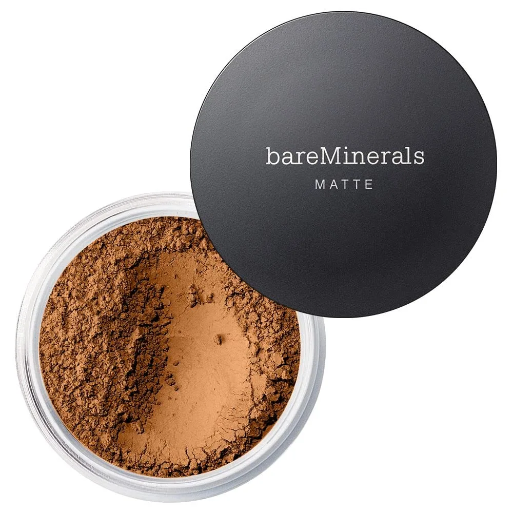 bareMinerals Original Matte Loose Powder Foundation SPF 15, минеральная пудра для лица, покрытие от легкого до полного, матирует, без талька, некомедогенно + Mineral Veil Natural Matte Setting Spray — фото 2