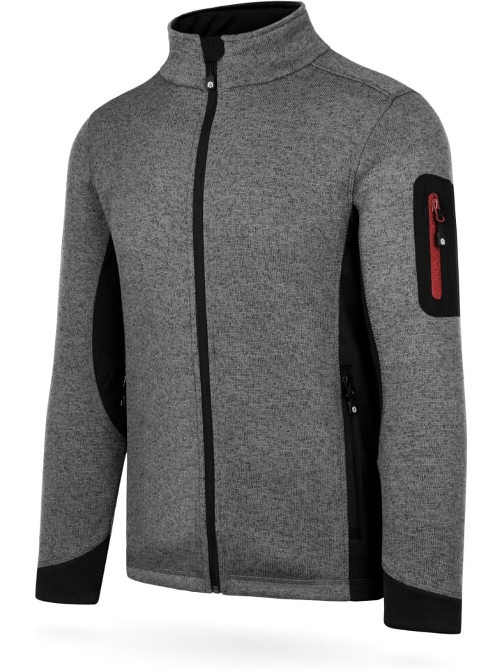 

Флисовая куртка Normani Outdoor Sports Herren Strick-Fleecejacke Wapusk, серый