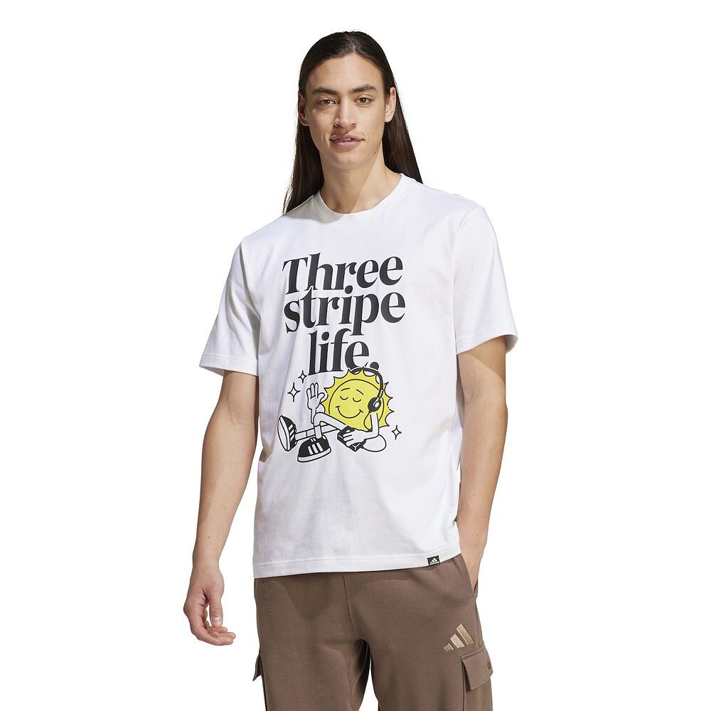 

Мужская футболка adidas Positivity Sportswear Adidas, белый