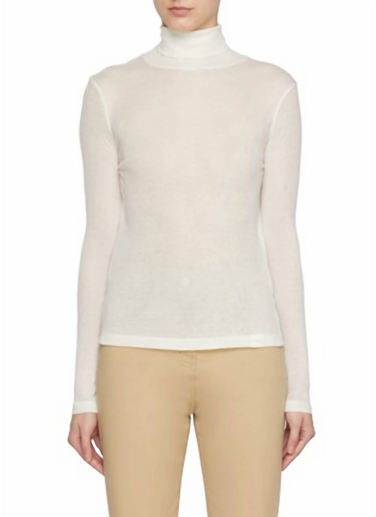 

Топ-водолазка Sandy цвета слоновой кости SANDBEIGE