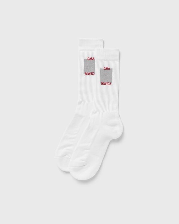 

Носки Casablanca Unisex Printed Socks, цвет grey casa square logo