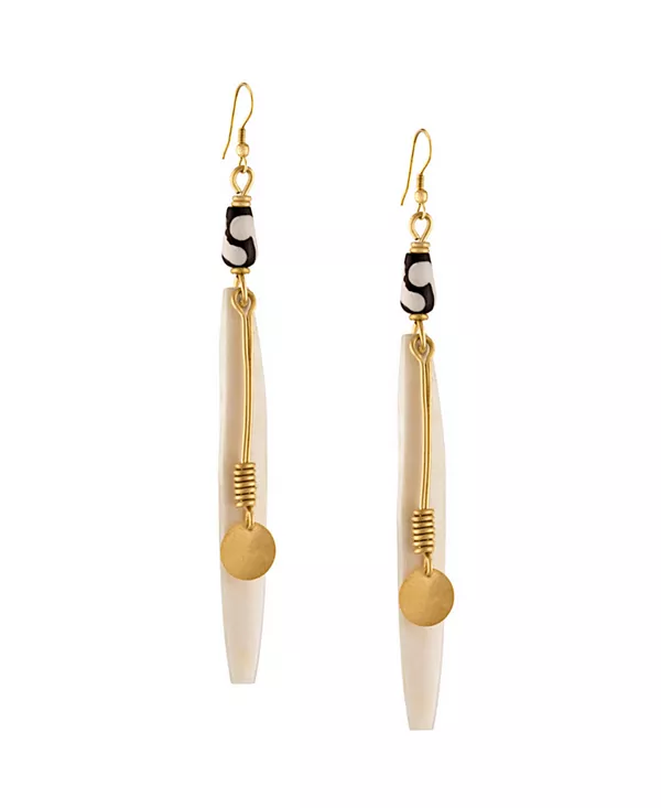 

Серьги Имани Kendi Amani, ivory