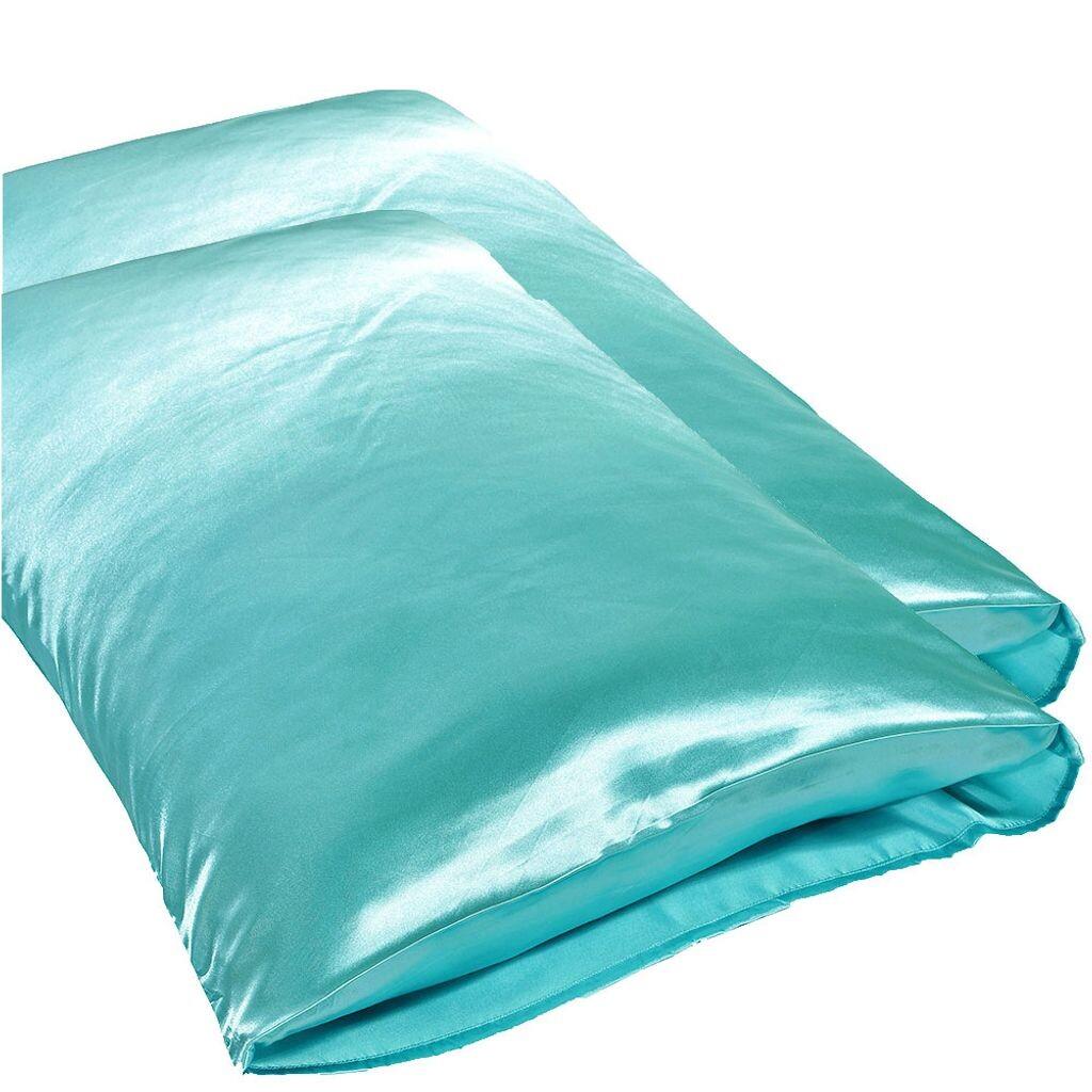 

2 шт., простой однотонный стандартный чехол для подушки King Queen для спальни, чехол для подушки цвета «морская синяя королева» Stuttg