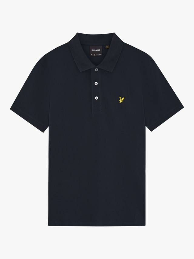 

Хлопковая поло с коротким рукавом классического кроя Lyle & Scott, Graystone