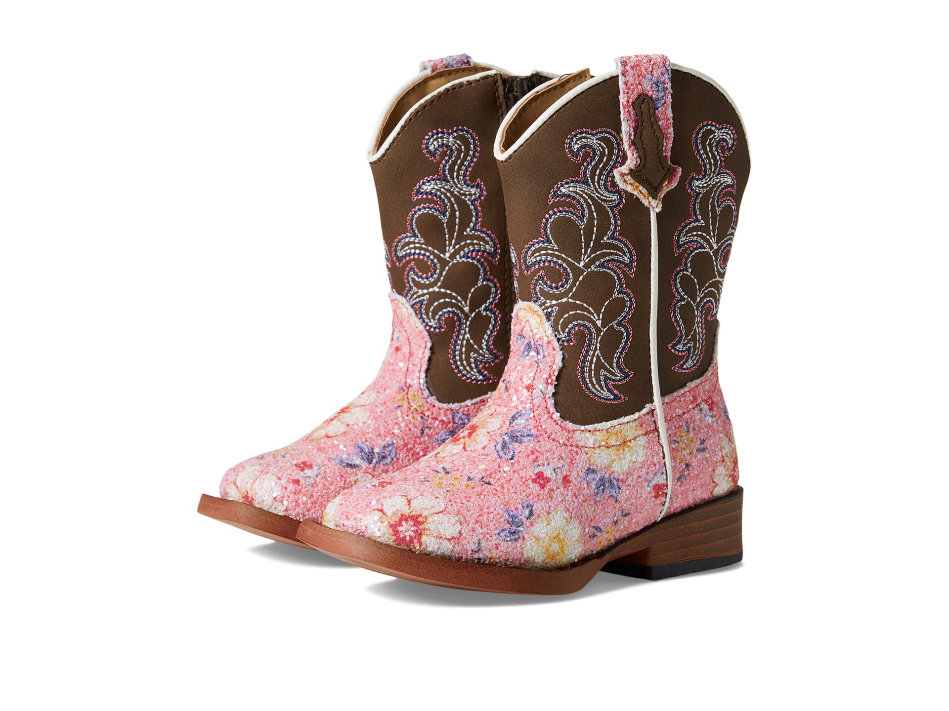 

Ботинки Roper Kids Glitter Flower, розовый
