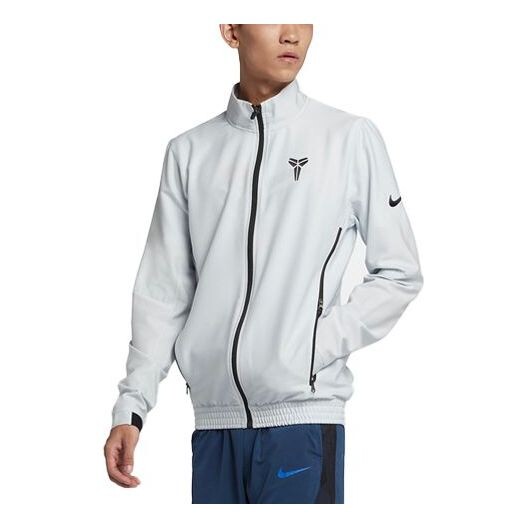 

Куртка Nike Kobe Bryant Basketball Zipper Stand Collar Jacket White, белый