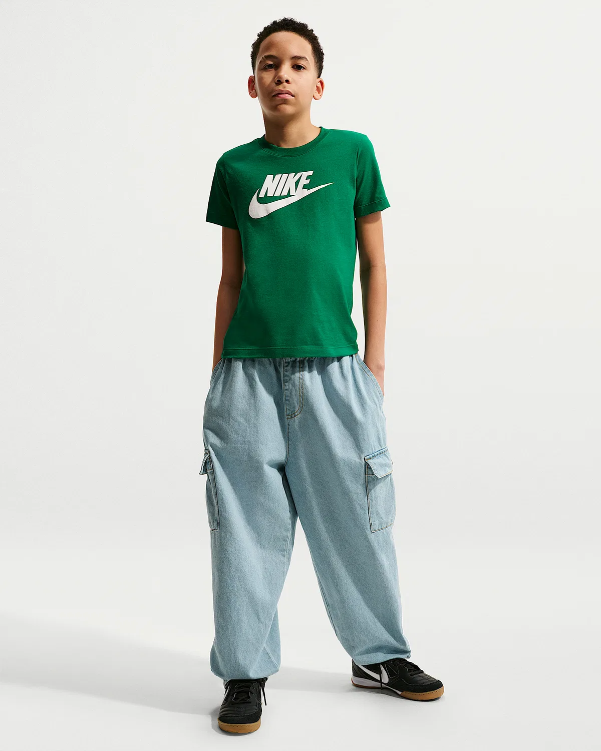 Детская футболка Nike Sportswear, Malachite — фото 4