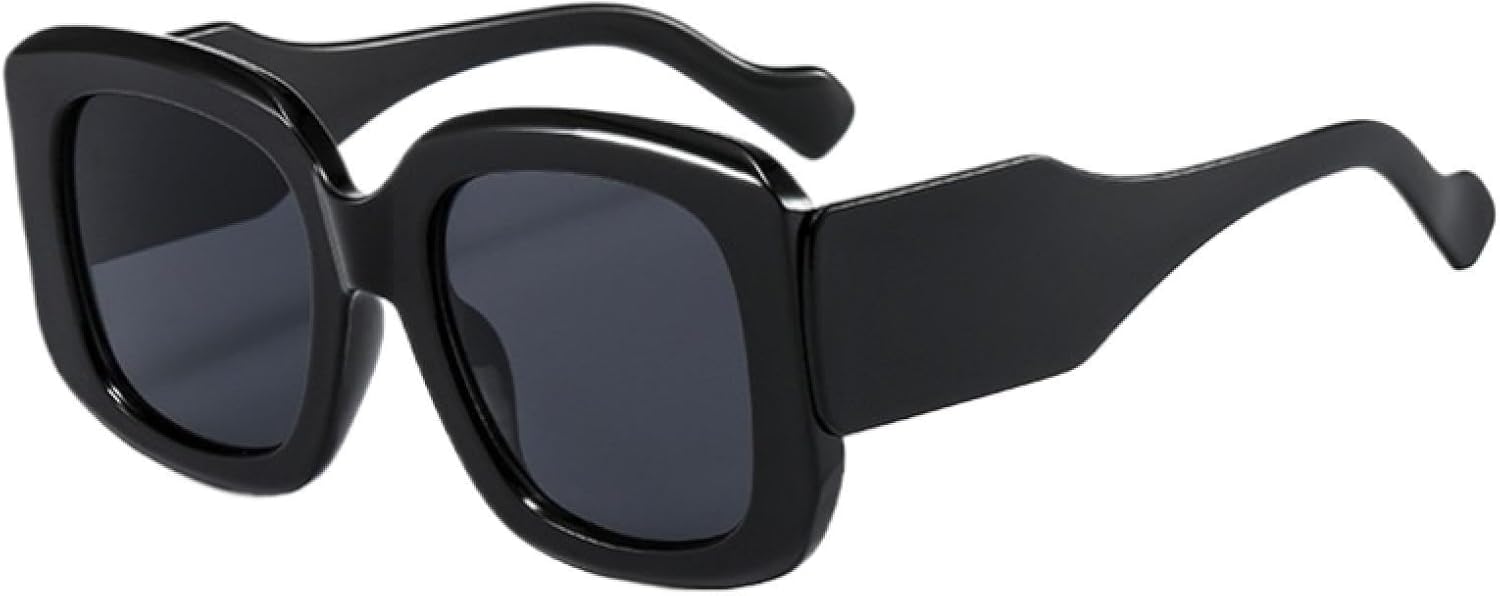 

Солнцезащитные очки с защитой от УФ-излучения UV400 | Увеличенный размер, зелено-красный градиент | для женщин и мужчин, для занятий спортом на открытом воздухе и вождения DSVIGF, Black