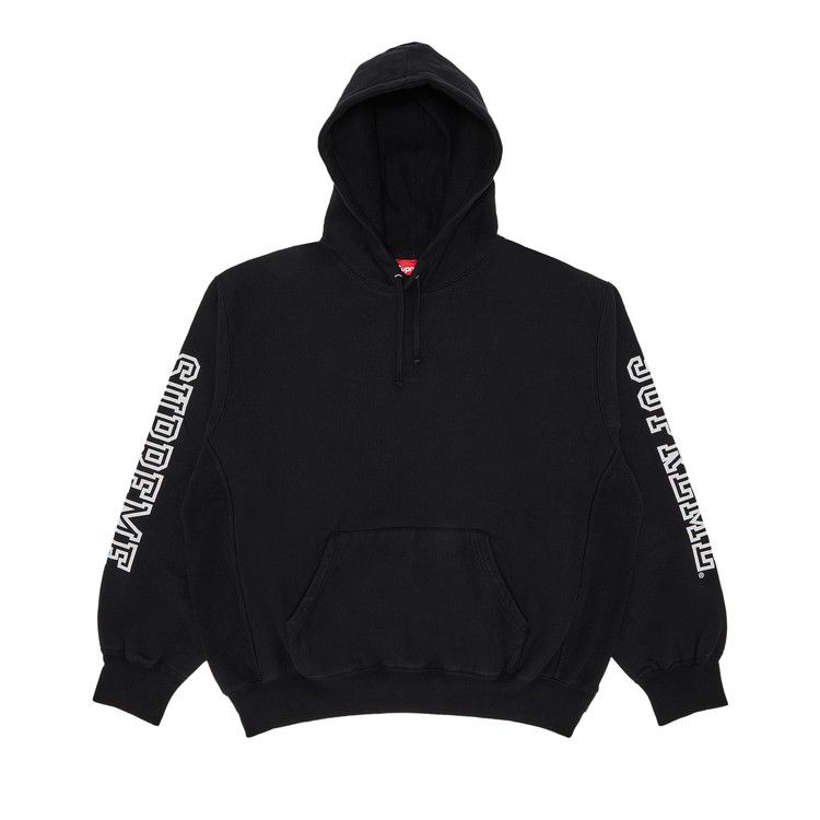 

Толстовка Supreme Collegiate Sleeve Hooded Sweatshirt, Black